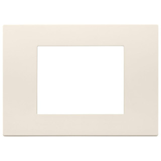 Vimar Total Look Linea Plate 3 Modules Tecnopolymer Hemp 30653.01