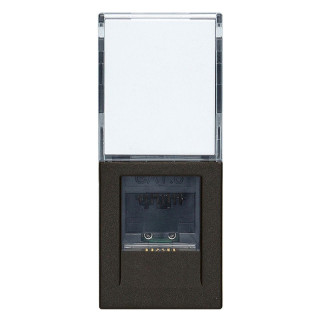 Vimar Linea RJ45 Data Socket with Netsafe Cat. 6 Connector Black 30339.13G