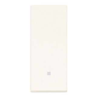 Bouton aligné Vimar Ligne 1P 10A Illuminable Blanc 30008.B