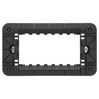 Support Vimar série Linea 4 Modules avec vis 30614