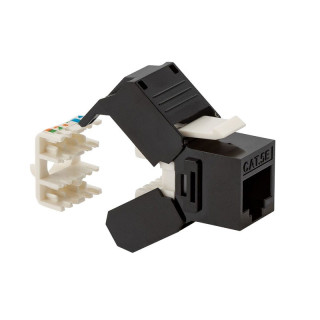 Vertical grip Fanton RJ45 CAT.5E UTP black 23700