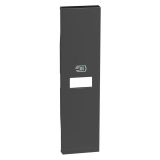 Bticino Living Now Cover for USB Charger Modules 1 Module Black KG11C