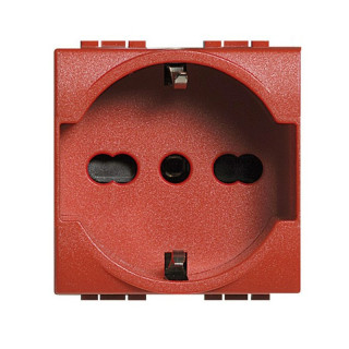 Presa schuko universale Urmet Simon Nea Rossa 10310N/2.R