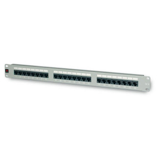 Fanton Patch Panel 24 Ports UTP Cat 5e Gray