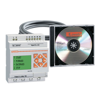 Kit Lovato con módulo base LRD10R A240-cable software LRDKIT10RA240