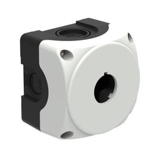 Lovato IP67 plastic case for 1 button grey LPZP1A8