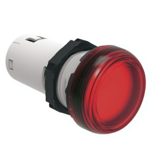 Lovato monoblock LED indicator light Red LED 24V LPMLB4