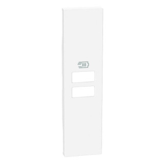 Bticino Living Now USB Charger Cover White KW13C