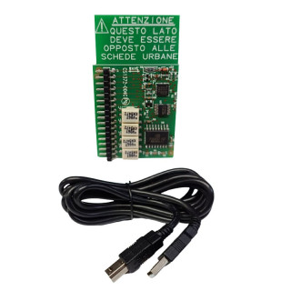 USB and RS232 Board Urmet Agora2 PABX configuration from pc 1372/50