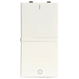 Abb Zenit Bipolar Switch N2101.2T BB 1 Module White Z1002BB