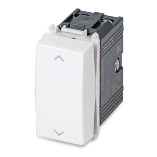 MASTER MIX PULSANTE DOPPIO 1P/NO+1PNO BIANCO 21020