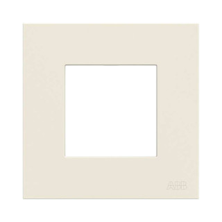 Abb Zenit Plate 2 Modules Z2271.1 BL Polycarbonate White Z0200BL