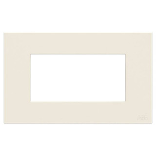 Abb Zenit Plate 4 Modules Z2474.1 BL Polycarbonate White Z0400BL