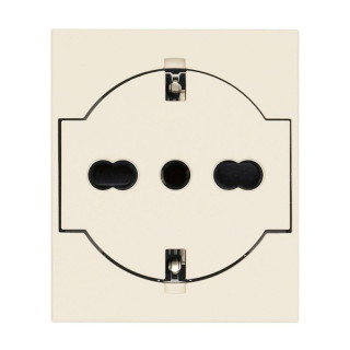 Vimar Linea Standard Schuko Socket 16A 2P+E P40 Hemp colour 30211.C