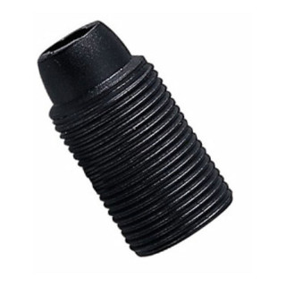 Master E14 lamp holder black color threaded 00510
