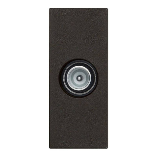 Prise de traversée coaxiale TV-RD-SAT Vimar Black Line 30300.10G