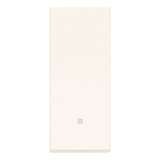 Inversor alineado Vimar Linea 1P 10AX Iluminable Blanco 30012.B