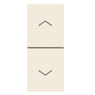 Pulsador de persiana doble Vimar Line Interlocked Hemp 30062.C