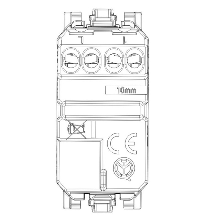 Mécanisme d'interrupteur Vimar Linea 1P 10A Illuminable 30000