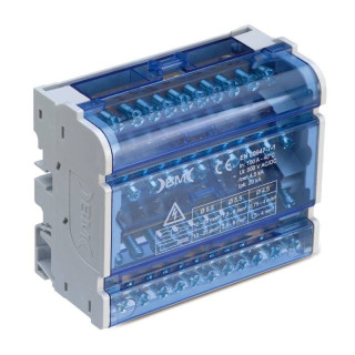 Modular BM tetrapolar terminal block 4P 100A 7 connections 500V QM410007C