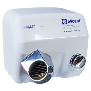 Elicent 4HD0001 white manual vandalism hand dryer