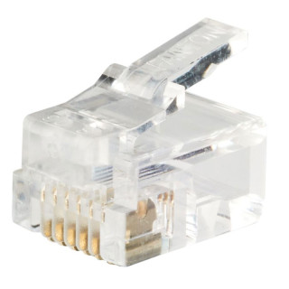 Fanton RJ11 6/4 Transparent Plug 22290