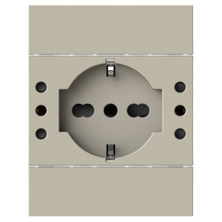 4Box P503 5 Outlets socket compatible Bticino LivingNow Sand 4BP503.KM