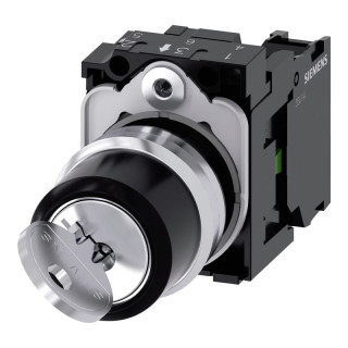 Siemens Ronis 22mm Key Switch 2 Positions OI 3SU11504BF111BA0