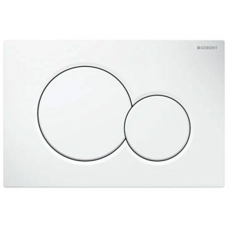 Geberit Sigma01 placa de control para desagües de WC Blanco 115.770.11.5