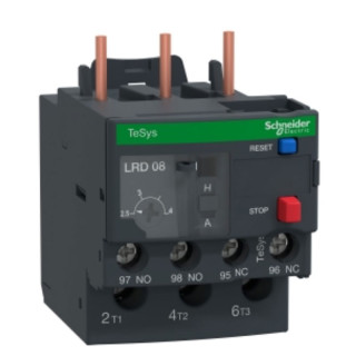 Relè Termico Telemecanique per motore TeSys 2,5-4A LRD08