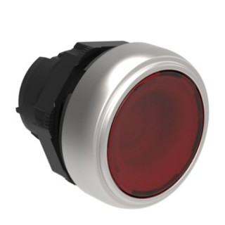 Lovato Platinum Luminous Shaved Red Pulse Button LPCBL104