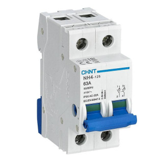 Chint Modularer Lasttrennschalter NH4 63A 2P 400 Vac 2 Module 398041