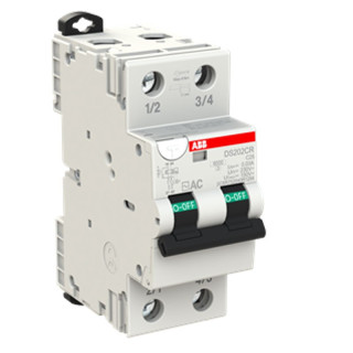 Interruttore Abb magnetotermico differenziale 2 poli 25A 30mA tipo AC 6kA 2 moduli DS202CRC25AC30