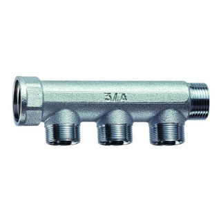 Far 3350 3-way MF 3/4" manifold for heating systems 3350 34
