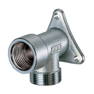 Far wall elbow fitting 1/2" F chrome plated brass 5555 12