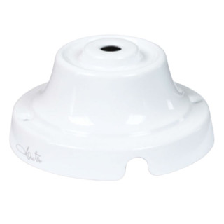 Fanton ceramic Pipe Cover smooth diameter 70mm White 84027