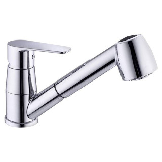 Paffoni Lime single-lever kitchen tap with pull-out hand shower LM183CR
