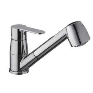 Paffoni Blu Kitchen tap with Swivel Barrel Hand Shower BLU183CR
