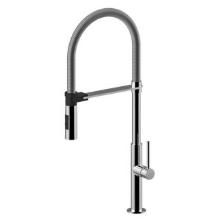 Paffoni Chef kitchen tap 2 spray swivel spout chromed CH179CR