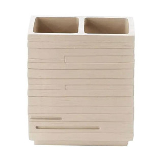 Gedy Quadrotto toothbrush holder light dove grey QU98-66