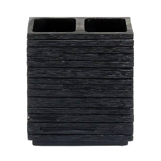 Gedy Quadrotto Toothbrush holder black QU98-14