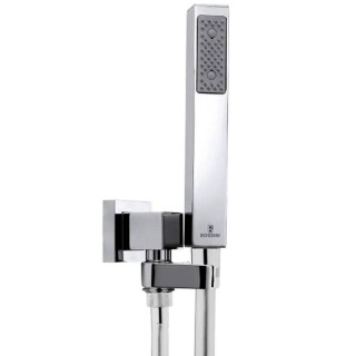 Bossini Cube hand shower kit with chrome swivel mount C55005C00030004