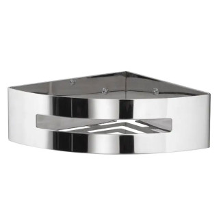 Gedy Poseidon shower caddy corner polished chrome 7780-13