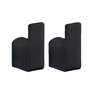 Gedy Pyrenees bathrobe hook 2 pieces matte black PI27-14