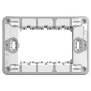 Supporto Bticino MatixGO 3 moduli fissaggio viti J4703