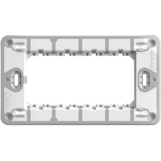 Support Bticino MatixGO 4 modules fixation vis 4704