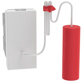 Botón de varilla Bticino MatixGO 1P NO/NC 10A 1 módulo blanco JW4033