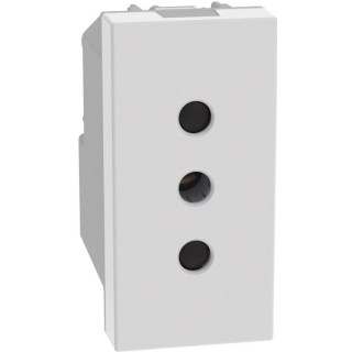 Bticino MatixGO 10A socket 2P+E P11 white JW4113