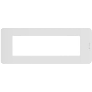 Plaque Bticino MatixGO 7 modules blanc JA4807JW