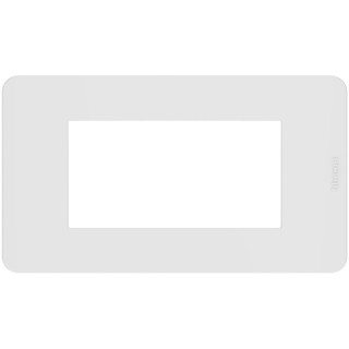 Placa Bticino MatixGO 4 módulos blanco JA4804JW